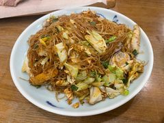 海鲜炒粉干-丁记盐蘸牛肉·新杭菜(河东路店)