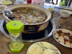 -杨记山珍鸡煲菌汤锅
