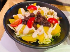 黄桃黄桃沙拉-猪啊牛呀羊啊铜盘烤肉(正大广场店)