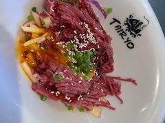 韩式生食牛肉-大渔之观(安贞店)