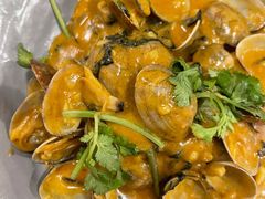 椰汁咖喱炒花甲-禾气食店
