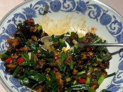 韭菜烧田螺-千百味红餐厅·江西菜(绿地双子塔店)