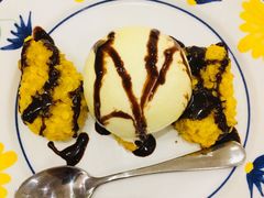 玉米布丁配香草冰激凌-萨莉亚意式餐厅(天河城购物中心店)