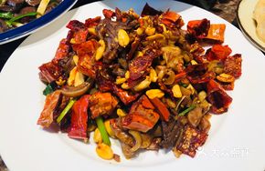 Spicy Crispy Stir-Fried Lamb Face