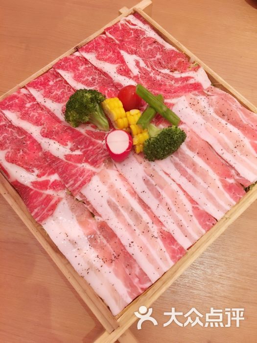 猪肉牛肉拼盘