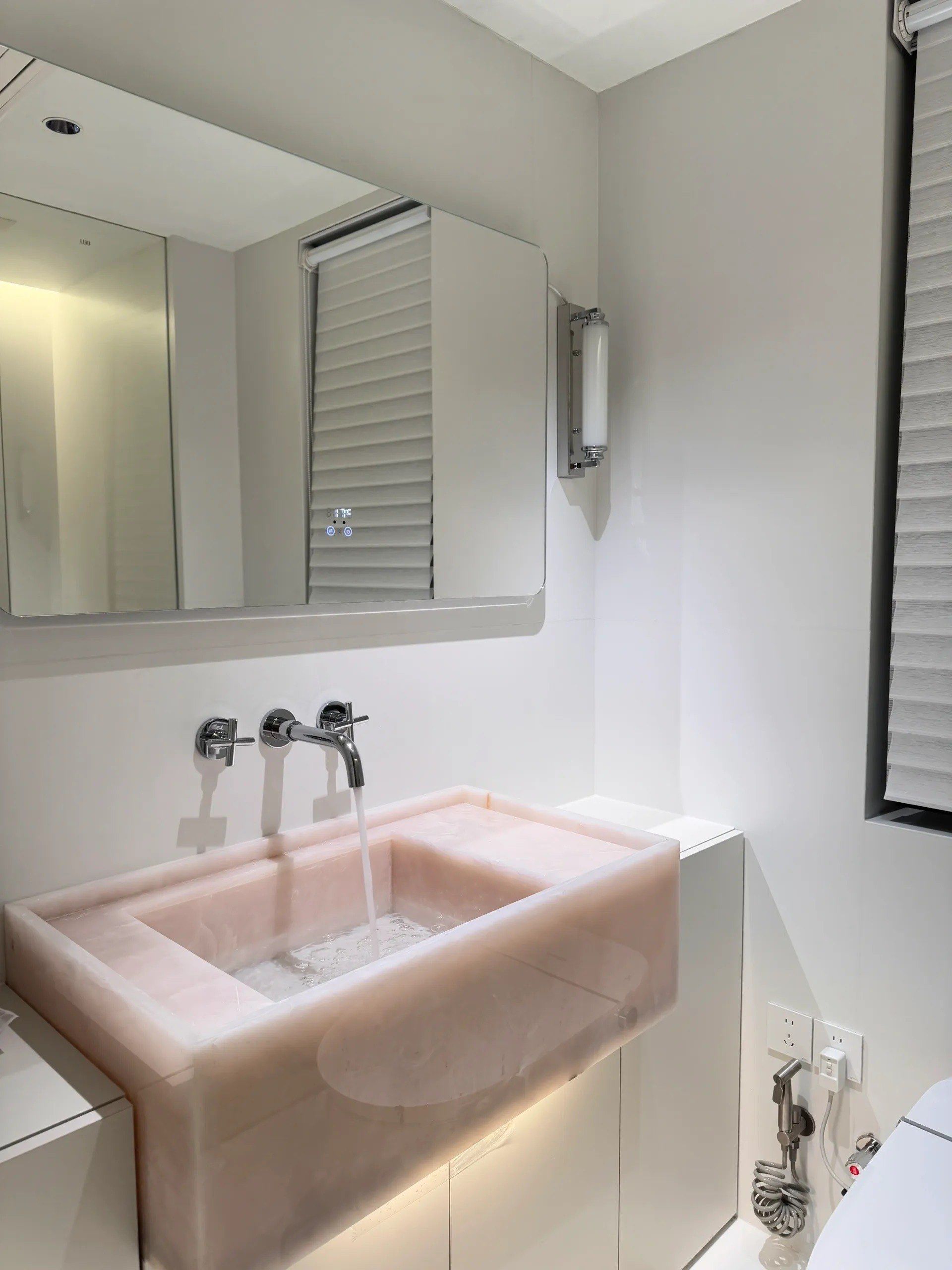 我的绝美洗手池!小户型不到4m ²卫生间