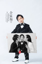 -时光纪亲子全家福照相馆(静安店母女写真父母纪念照)