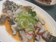 葱姜粒盐油蒸竹笋壳鱼-北园酒家(小北路店)