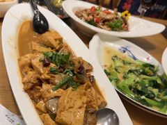 -海派美食·家宴海鲜青岛菜·石锅鲽鱼头(东方城店)