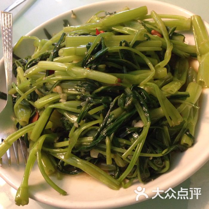 辣椒蝦醬炒通菜