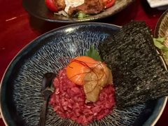 生牛肉拌海胆-九州酒场ひこぞう(1号店)