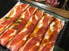 调味五花肉-九田家黑牛烤肉料理(中北镇店)