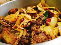 -炕锅羊肉土火锅面片大王