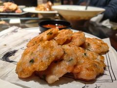 莲藕酿煎虾饼-聚缘堂·海鲜私房菜(松岭路店)