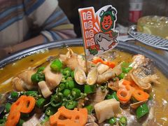 -探鱼·鲜青椒爽麻烤鱼(北京路天河城店)