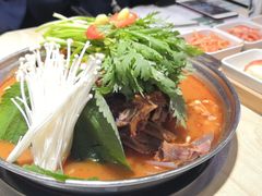 辣白菜脊骨火锅-韩香福脊骨汤锅(上杭路店)