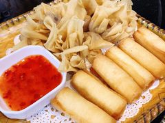 炸牛奶拼炸云吞-阿多私房菜(顺德店)