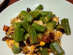 秋葵拌扇贝-前海沿·青岛菜(五四广场永旺店)