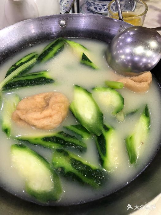 黄埔合益酒家鱼腐浸丝瓜图片