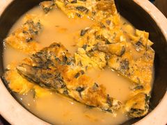 鲜艾叶煎土鸡蛋-园林美食城·本土农家菜(杨和镇店)