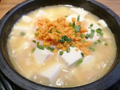 石锅海胆豆腐-撒郎嘿·朝鲜民俗餐馆