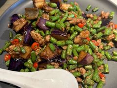 豆角肉沫烧茄子-上屿水产(鼓浪屿一店)