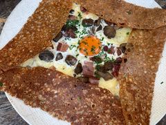 鸡蛋蘑菇熏肉荞麦可丽饼-RAC BAR(安福路店)