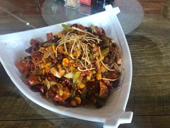 香辣鱿鱼爪-永红源啤酒·烧烤·海鲜·大排档(青特城店)