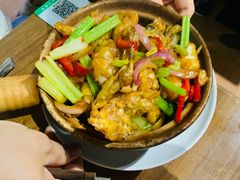 啫啫牛蛙煲-绿柠食堂(北外滩店)