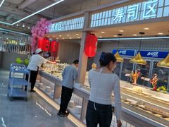 自助取餐区-豪食披萨烤肉自助(保定商场店)