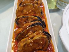 鲜虾酿茄盒-大眼锅贴饺子(河西店)