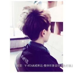免打理短发发型-V-STAR威斯达•高级私人定制