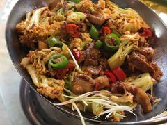 干锅有机花菜-大碗居·烤鸭·鱼头泡饼(天坛东门店)