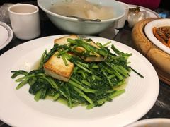 菊花菜炒豆腐-走马楼饭庄(慈城古县城店)