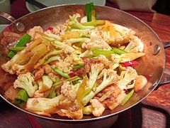 干锅有机花菜-绿茶餐厅(华贸购物中心店)