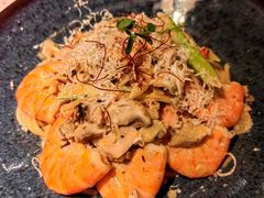 芝士蘑菇鲜虾意大利面-BE BRIGHT KITCHEN(正佳广场店)