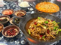 干锅牛肉丝-张关合渣(航空大道店)