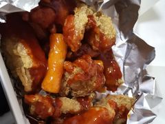 招牌甜辣口味炸鸡-三个先森的韩国炸鸡(东明国际广场店)