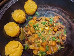 玉米饼子-锅老头海鲜铁锅炖