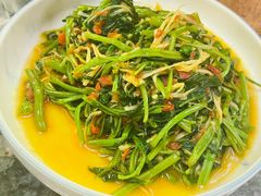 酸笋炒空心菜-浩海火燒雲傣家菜(静安芮欧店)