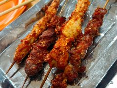 炸羊肉串-清真-戏楼王记牛肉面