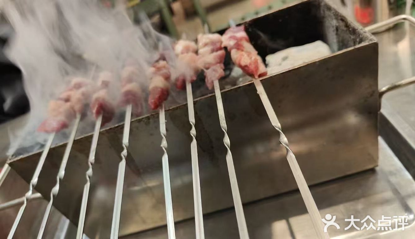 烤肉串的诱惑味道