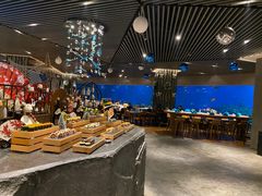 -海棠湾洲际-涛·海底餐厅·美人鱼·自助餐·海底隧道