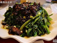 豆豉鲮鱼油麦菜-吴记酱骨炖菜馆(西大直街店)