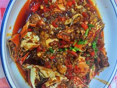 蟹脚捞面-饶品富牛魔王辣味烧菜馆(船山路总店)