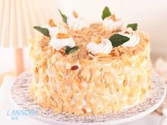 无糖淡奶油杏仁蛋糕-良雪LANSOO低糖生日蛋糕(朝阳店)