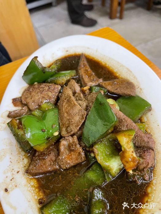 台湾风味小吃(长乐店)青椒炒猪肝图片