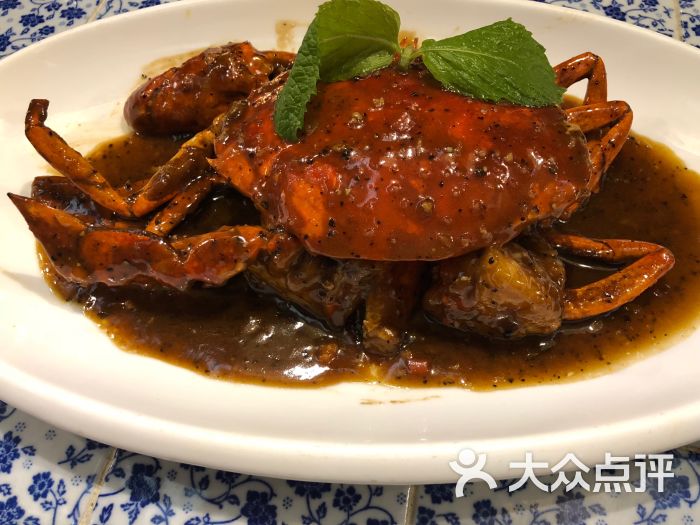 黑胡椒汁炒膏蟹