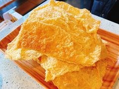 炸腐竹-烹然四季椰子鸡火锅(团结湖总店)