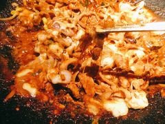 铁板章鱼五花肉-春熙台韩国料理·章鱼肥牛(西丽店)